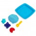 Набор кинетического песка для творчества Kinetic Sand Замок из песка голубой 454 г (71402B) Набор кинетического песка для творчества Kinetic Sand Замок из песка голубой 454 г (71402B)