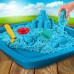 Набор кинетического песка для творчества Kinetic Sand Замок из песка голубой 454 г (71402B) Набор кинетического песка для творчества Kinetic Sand Замок из песка голубой 454 г (71402B)