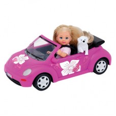 Кукла Ева на машине New Beetle Simba (5731539)