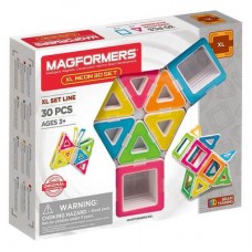 Магнитный конструктор Magformers XL Неон 30 деталей (706006) Магнитный конструктор Magformers XL Неон 30 деталей (706006)