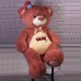 Мягкая игрушка Копиця Мишка Бублик 3 пудра 120 см (00002-02)