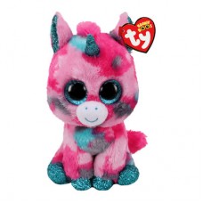 Мягкая игрушка TY Beanie boo's Единорог розово-голубой 15 см (36313)