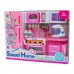 Кукольная кухня Qun feng toys Милый дом-2 розовая с эффектами (2803S) Кукольная кухня Qun feng toys Милый дом-2 розовая с эффектами (2803S)