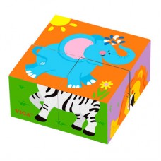 Кубики-пазлы Viga Toys Сафари (50836) Кубики-пазлы Viga Toys Сафари (50836)