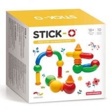 Магнитный конструктор Stick-O Базовый набор 10 элементов (901001) Магнитный конструктор Stick-O Базовый набор 10 элементов (901001)