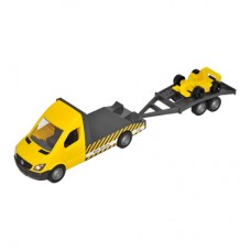 Машинка Tigres Эвакуатор Mercedes-Benz Sprinter с лафетом желтый 1:24 (39741)
