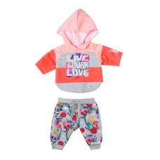 Набор одежды для куклы Baby Born Трендовый спортивный костюм розовый (826980-1) Набор одежды для куклы Baby Born Трендовый спортивный костюм розовый (826980-1)