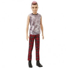 Кукла Barbie Fashionistas Кен в майке тай-дай и красных клетчатых брюках (GVY29) Кукла Barbie Fashionistas Кен в майке тай-дай и красных клетчатых брюках (GVY29)