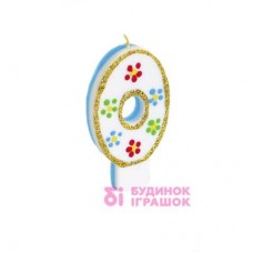 Свечка для торта Party house Цифра 0 (6925548992454)