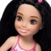 Кукла Barbie Club Chelsea Брюнетка в розовой майке (DWJ33/DWJ37) Кукла Barbie Club Chelsea Брюнетка в розовой майке (DWJ33/DWJ37)