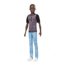 Кукла Barbie Fashionistas Модник Кен черная футболка в сеточку (DWK44/GDV13) Кукла Barbie Fashionistas Модник Кен черная футболка в сеточку (DWK44/GDV13)