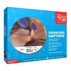 Набор для рисования Rosa Кот в очках живопись по номерам (N00013217) Набор для рисования Rosa Кот в очках живопись по номерам (N00013217)