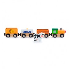 Дополнительный набор к железной дороге Viga Toys Поезд-ферма Дополнительный набор к железной дороге Viga Toys Поезд-ферма