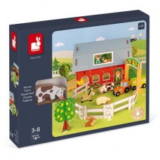 Игровой набор Janod Ферма с животными 3D (J08577) Игровой набор Janod Ферма с животными 3D (J08577)