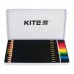 Цветные карандаши Kite Подводный мир 12 цветов в металлическом пенале (K16-058)