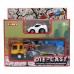Автотранспортер Funky Toys Быстрое перевозки 1:60 с белой машинкой (FT61050)