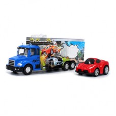 Автотранспортер Funky Toys Быстрое перевозки 1:60 с красной машинкой (FT61054) Автотранспортер Funky Toys Быстрое перевозки 1:60 с красной машинкой (FT61054)