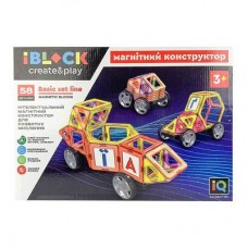 Магнитный конструктор IBLOCK 58 деталей (PL-920-04) Магнитный конструктор IBLOCK 58 деталей (PL-920-04)