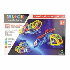 Магнитный конструктор IBLOCK 96 деталей (PL-920-08) Магнитный конструктор IBLOCK 96 деталей (PL-920-08)