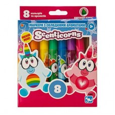 Маркеры Kangaru Scenticorns 8 штук с широким кончиком ароматизированные (KN7066) Маркеры Kangaru Scenticorns 8 штук с широким кончиком ароматизированные (KN7066)
