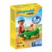 Конструктор Playmobil 1.2.3 Строитель с тачкой (70409)