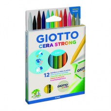 Восковые карандаши Fila Giotto Cera strong 12 цветов с точилкой и ластиком (281800) Восковые карандаши Fila Giotto Cera strong 12 цветов с точилкой и ластиком (281800)