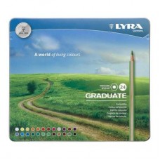 Карандаши цветные Fila Lyra Graduate 24 цвета (L2871240) Карандаши цветные Fila Lyra Graduate 24 цвета (L2871240)
