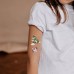 Набор тату для тела Tattooshka Зеленый Единорог (EC-650)