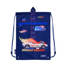 Сумка для обуви Kite Education Hot Wheels Rodger Dodger синяя с карманом (HW21-601M-1) Сумка для обуви Kite Education Hot Wheels Rodger Dodger синяя с карманом (HW21-601M-1)