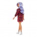 Кукла Barbie Fashionistas С лавандовыми волосами в красном платье в клетку (FBR37/GRB49) Кукла Barbie Fashionistas С лавандовыми волосами в красном платье в клетку (FBR37/GRB49)