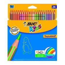Карандаши BIC Kids Tropicolors 2 24 штуки в наборе (832568) Карандаши BIC Kids Tropicolors 2 24 штуки в наборе (832568)