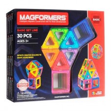 Магнитный конструктор Базовый набор Magformers 30 элементов (701005) Магнитный конструктор Базовый набор Magformers 30 элементов (701005)