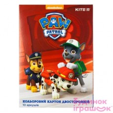 Картон цветной двусторонний KITE Paw Patrol 10 листов 10 цветов А4 (PAW18-255) Картон цветной двусторонний KITE Paw Patrol 10 листов 10 цветов А4 (PAW18-255)