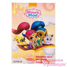 Картон цветной двусторонний KITE Shimmer & Shine 10 листов 10 цветов А4 (SH18-255) Картон цветной двусторонний KITE Shimmer & Shine 10 листов 10 цветов А4 (SH18-255)
