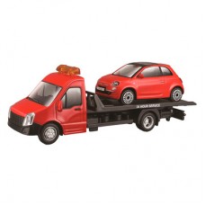 Игровой набор Bburago Автоперевозчик с автомоделью Fiat (18-31402)