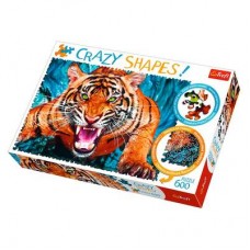 Пазл Trefl Crazy Shapes Тигр 600 элементов (11110) Пазл Trefl Crazy Shapes Тигр 600 элементов (11110)