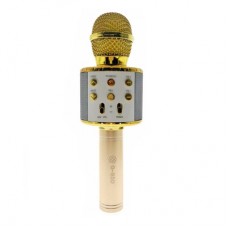 Микрофон для караоке G-SIO золотистый с подсветкой (UFTMK2LGold) Микрофон для караоке G-SIO золотистый с подсветкой (UFTMK2LGold)