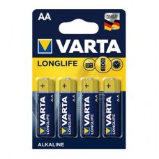 Батарейки VARTA Longlife AA BLI 4 шт алкалиновые (4008496525157)