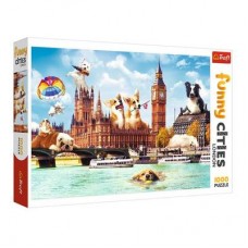 Пазлы Trefl Funny Cities Песики в Лондоне 1000 элементов (10596) Пазлы Trefl Funny Cities Песики в Лондоне 1000 элементов (10596)