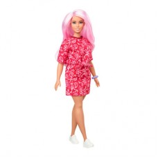 Кукла Barbie Fashionistas в красном платье в турецкий огурец (GHW65) Кукла Barbie Fashionistas в красном платье в турецкий огурец (GHW65)