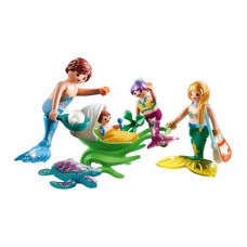 Конструктор Playmobil Magic Семья русалок с коляской-ракушкой (70100) Конструктор Playmobil Magic Семья русалок с коляской-ракушкой (70100)