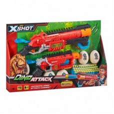 Набор скорострельных бластеров X-Shot Dino Combo Pack з аксесуарами та 48 патронами (4859) Набор скорострельных бластеров X-Shot Dino Combo Pack з аксесуарами та 48 патронами (4859)
