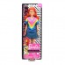 Кукла Barbie Fashionistas в синем платье тай-дай с бахромой (FBR37/GHW55) Кукла Barbie Fashionistas в синем платье тай-дай с бахромой (FBR37/GHW55)