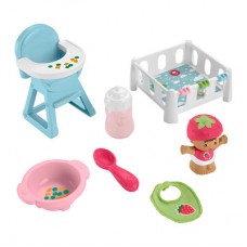 Игровой набор Fisher-Price Little people Уход за малышами Кормление (GKP64/GKP65) Игровой набор Fisher-Price Little people Уход за малышами Кормление (GKP64/GKP65)