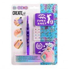 Набор для тату Create It! Фиолетовая ручка (84209/84209-2) Набор для тату Create It! Фиолетовая ручка (84209/84209-2)