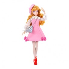 Кукла Kurhn Модница в розовом берете и сарафане (6938142030835/3083-1) Кукла Kurhn Модница в розовом берете и сарафане (6938142030835/3083-1)