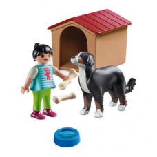 Конструктор Playmobil Country Девочка и собака с будкой (70136)