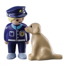 Конструктор Playmobil 1.2.3 Полицейский с собакой (70408) Конструктор Playmobil 1.2.3 Полицейский с собакой (70408)