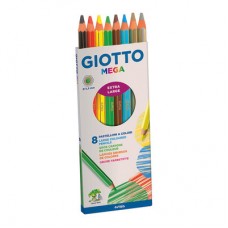 Карандаши цветные Fila Giotto Mega 8 цветов (225400) Карандаши цветные Fila Giotto Mega 8 цветов (225400)