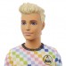 Кукла Barbie Fashionistas Кен Модник в цветной футболке и белых шортах (GRB90) Кукла Barbie Fashionistas Кен Модник в цветной футболке и белых шортах (GRB90)